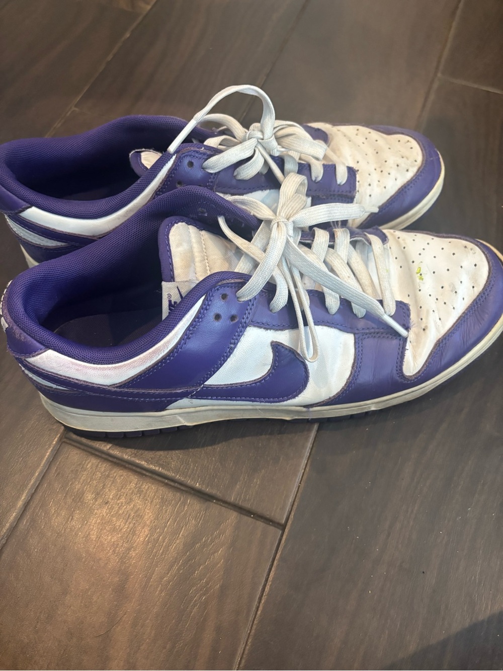 Nike Dunk Low-Top Sneakers — ‘Court Purple’